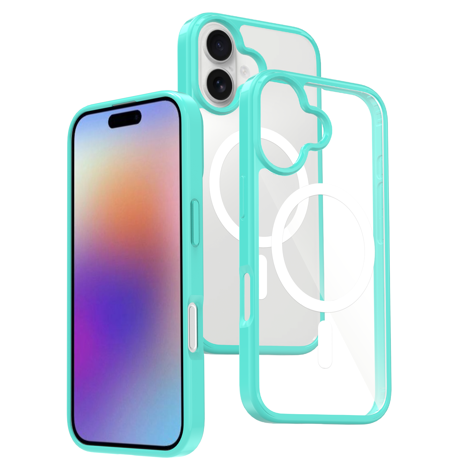 TPU+PC Clear Magnetic Case for iPhone 17 Pro Max - Detail View 1
